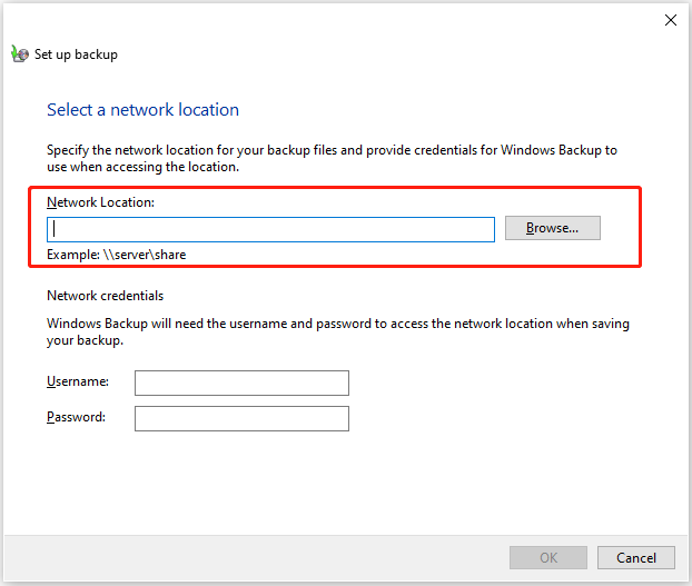 enter your IP address