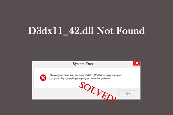 D3dx11_42.dll Not Found in Windows: How to Fix It Easily
