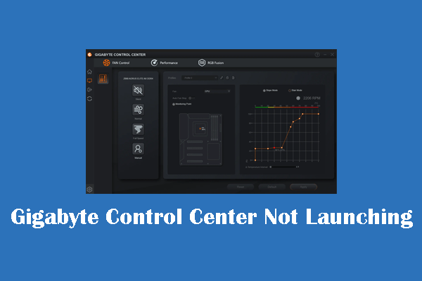Get 4 Ways to Fix Gigabyte Control Center Not Launching