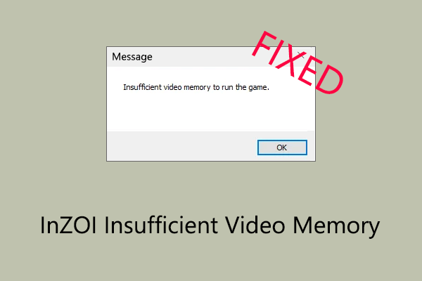 Proven Fixes: InZOI Insufficient Video Memory to Run the Game