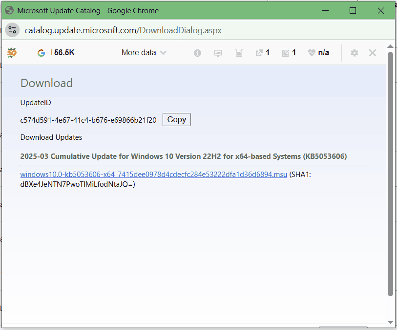 Spotlight on kb5053606 not installing for windows 10 exact steps
