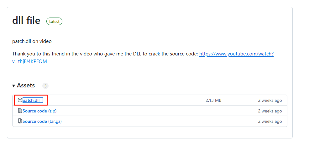 download the patch.dll file