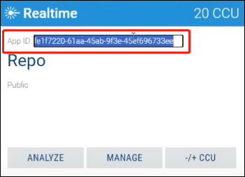 copy the Photon ID