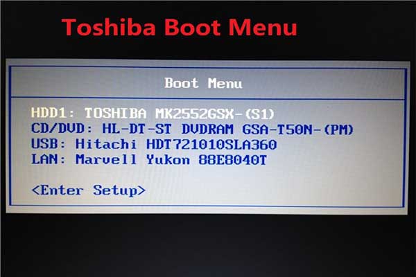 Che cos’è il menu di avvio Toshiba e come accedervi su Toshiba Satellite