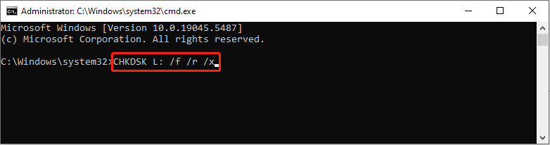 run the CHKDSK command line to check the unreadable SD card