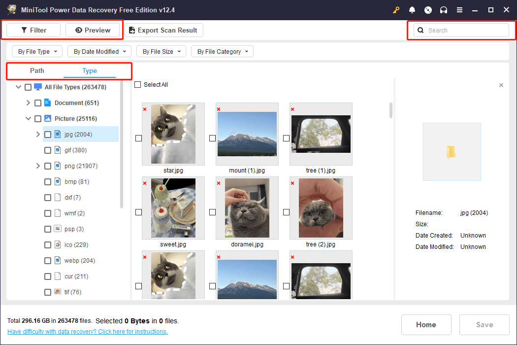 the features of MiniTool Power Data Recovery