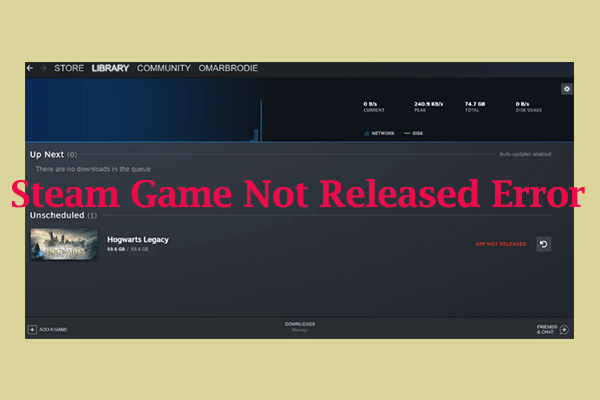 Getting Steam Game Not Released Error? 4 Targeted Strategies