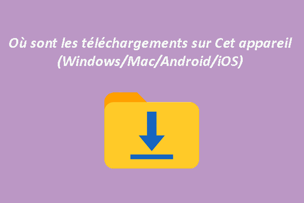 Où trouver les fichiers téléchargés sur Windows/Mac/Android/iOS