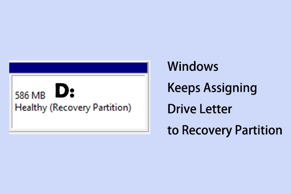 Fixed: Windows Keeps Assigning Drive Letter to Recovery Partition