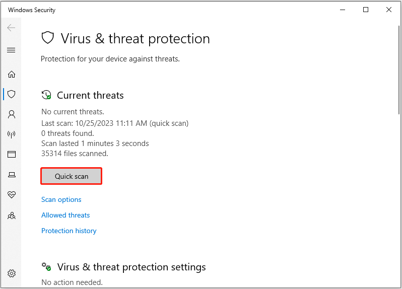 Buscar virus