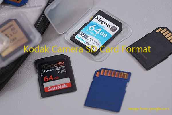 Kodak Camera SD Card Format Instructions and Issues