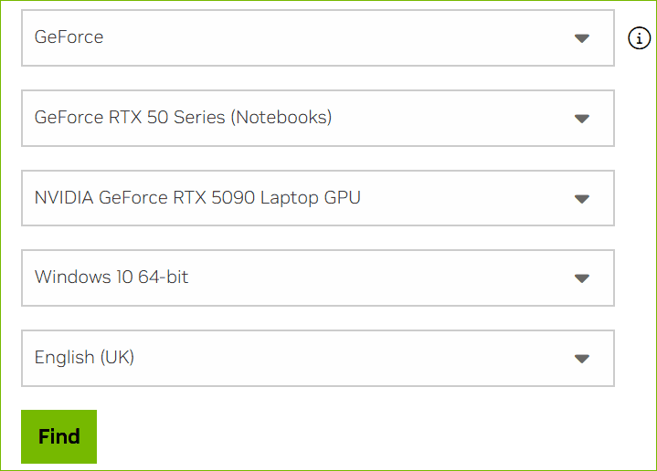 download NVIDIA graphics card driver