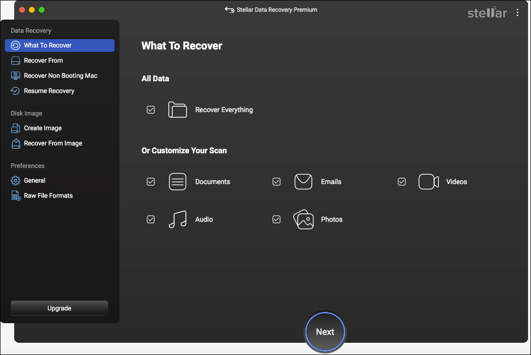recover Davinci Resolve projects on Mac using Stellar Data Recovery for Mac