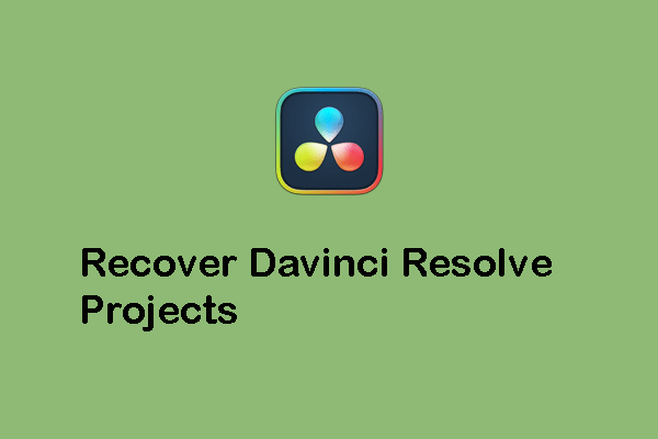 Learn Methods to Recover Davinci Resolve Projects Effectively