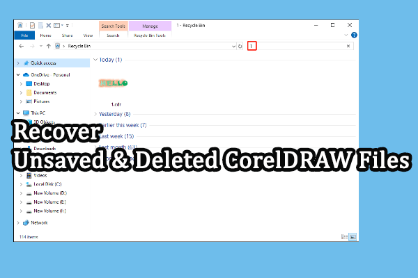 Como recuperar arquivos do CorelDRAW não salvos ou excluídos?