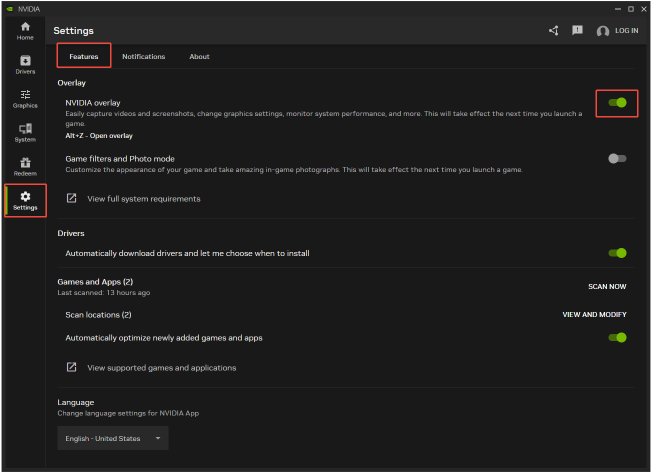 turn off NVIDIA Overlay