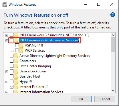 uninstall .NET Framework
