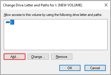 click the Add button