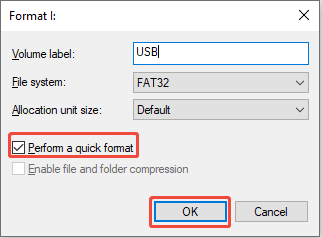 tick the box and click the OK button