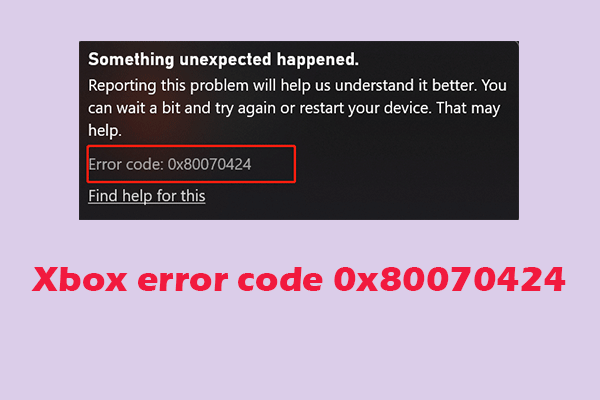 Spotlight on Solve Xbox Error Code 0x80070424 in Windows