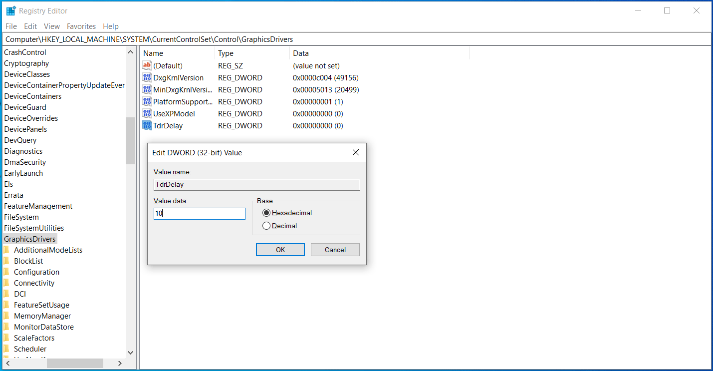 increase timeout for TDR