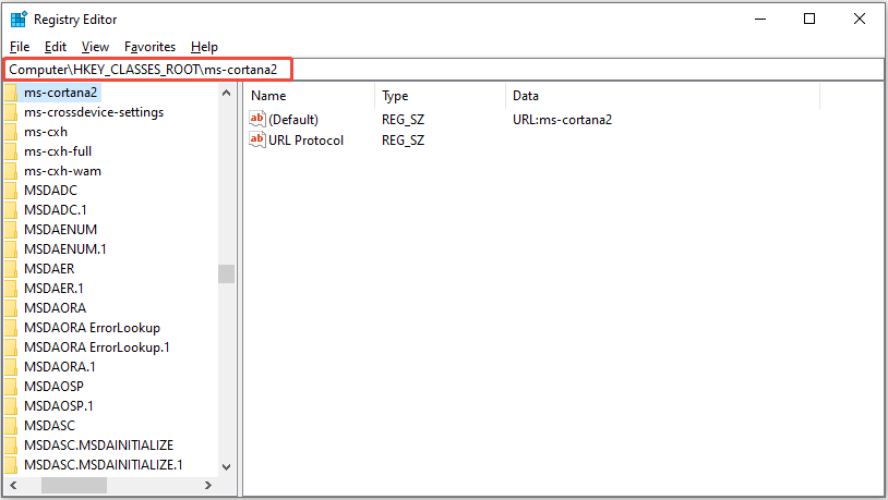 Computer\HKEY_CLASSES_ROOT\ms-cortana2