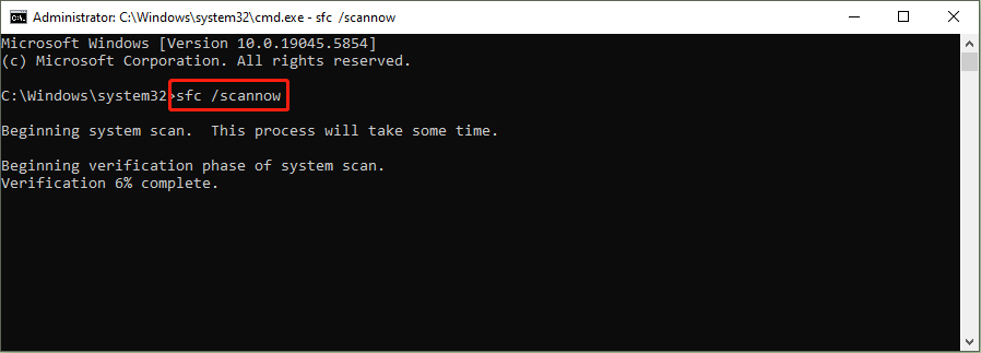 run the SFC command