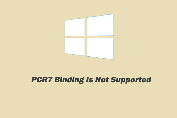 La liaison PCR7 n’est pas prise en charge sous Windows 11/10? [Corrigé]