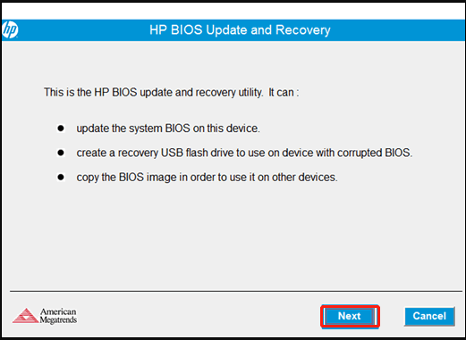 Mise à jour et récupération du BIOS HP