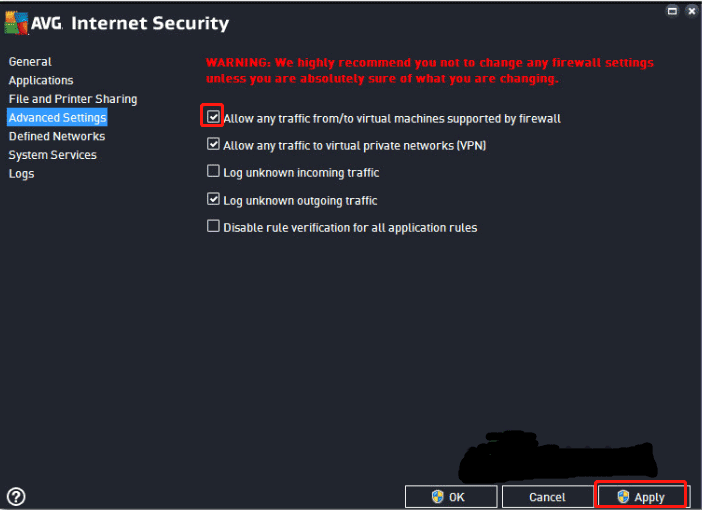 cochez la première option