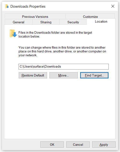 Clique em Restaurar Padrão