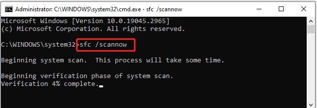 execute o Verificador de ficheiros do sistema
