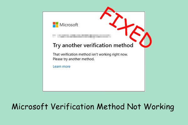 Best Fixes for Microsoft Verification Method Not Working