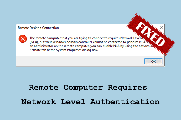 Solved: Remote Computer Requires Network Level Authentication