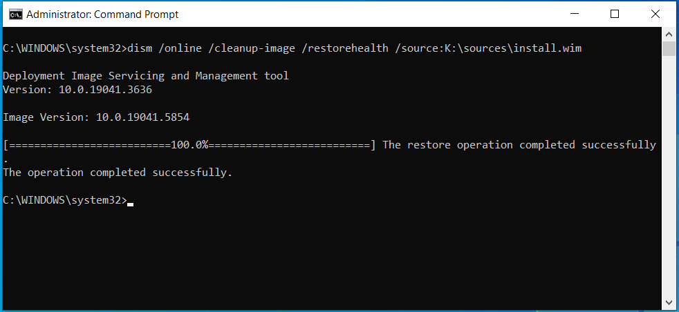 run DIMS with Windows ISO