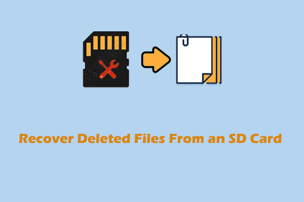 3 Methods - How to Recover Deleted Files From an SD Card