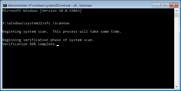 run SFC to detect and repair Windows PC