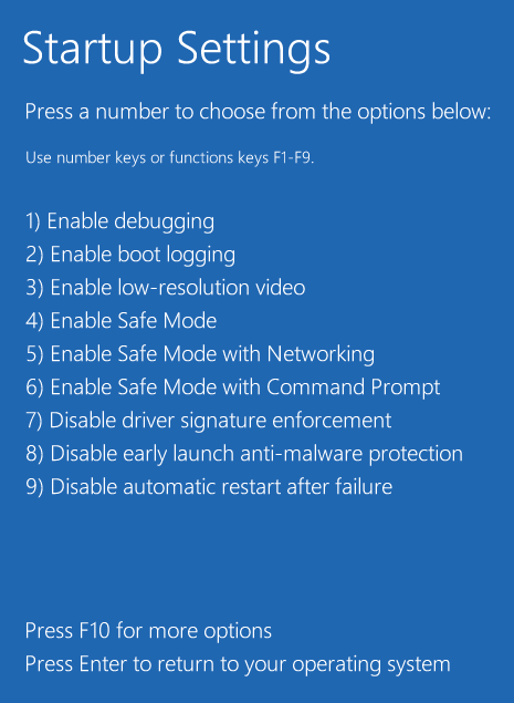 enable Windows 11 or 10 Safe Mode