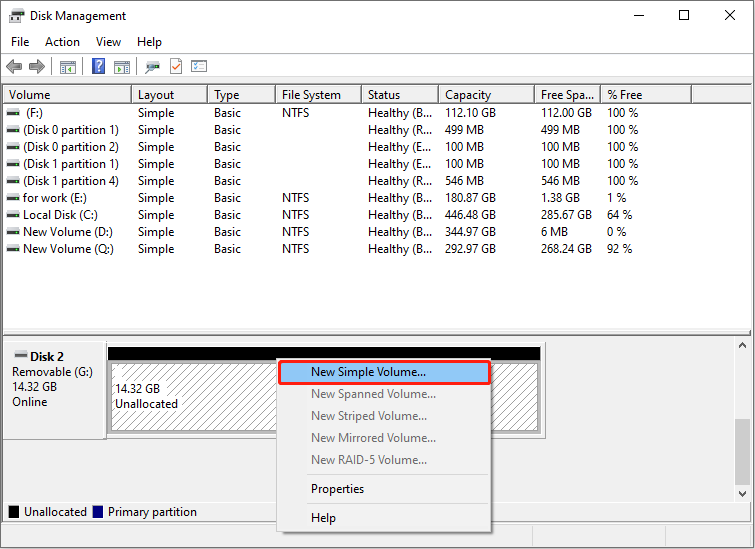 create a new partition on your SD card