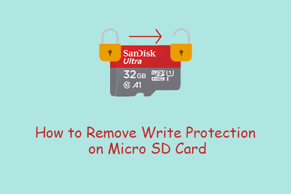 How to Remove Write Protection on Micro SD Card in Windows