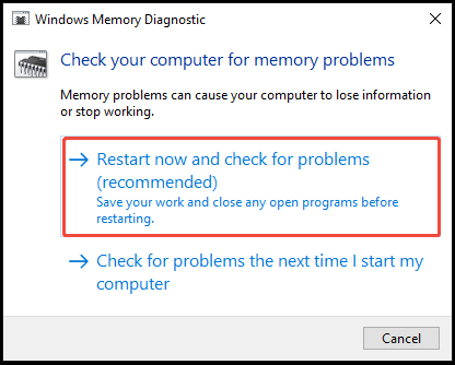 Windows Memory Diagnostic