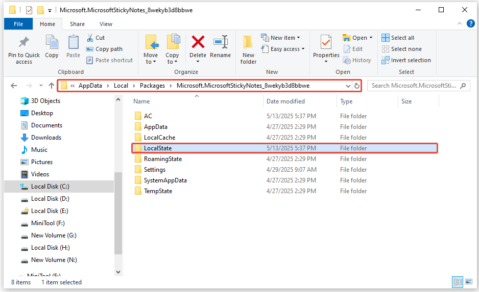 the file location for sticky notes