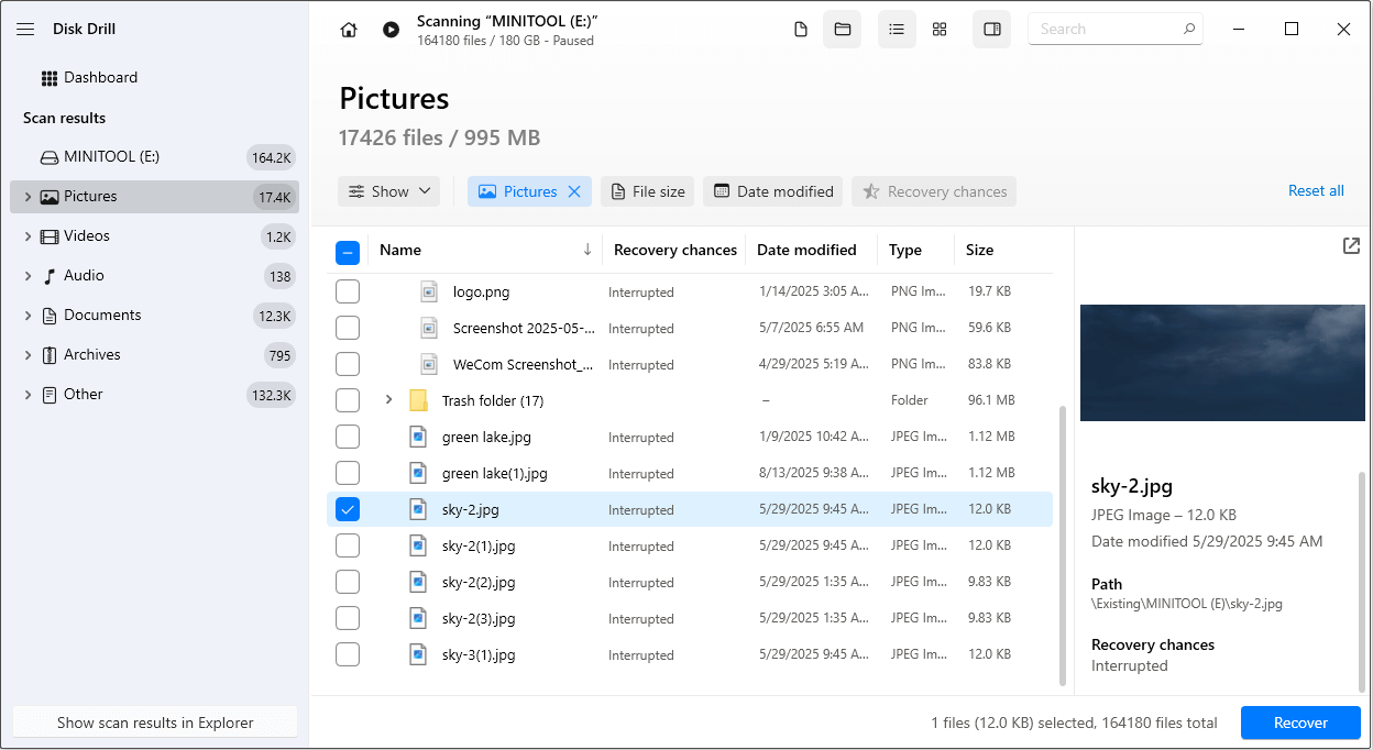 use Disk Drill to do a failed hard drive recovery