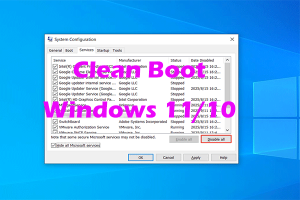 Clean Boot Windows 11/10: What’s It? How to Perform? Full Guide!