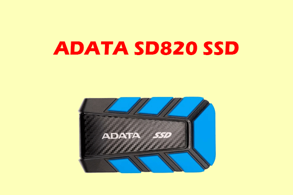 Performances and Features Review of ADATA SD820 Portable SSD
