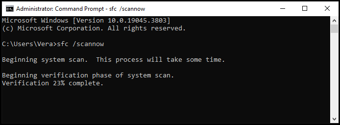 run sfc scannow in Safe Mode