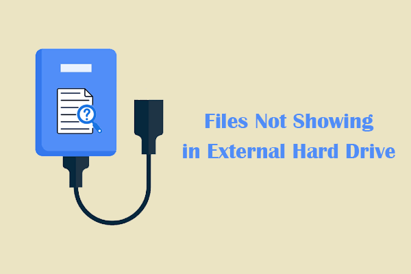 Files Not Showing in External Hard Drive | Repair & Recover