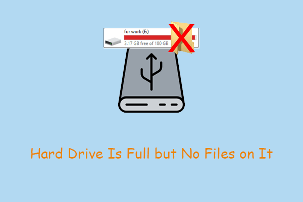 7 Proven Methods to Fix Hard Drive Is Full but No Files on It