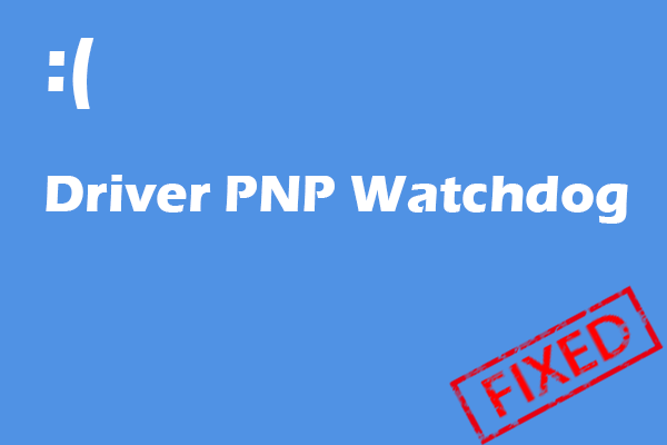 DRIVER PNP WATCHDOG: What Causes It & How to Solve It