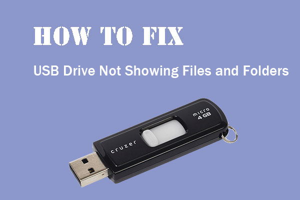 Fixed! USB Drive Not Showing Files and Folders on Windows 10/11